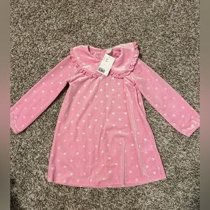 Velour dress size 3-4y